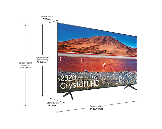 Samsung UE65TU7100KXXU 65 Inch TU7100 Crystal Ultra HD 4K HDR Smart TV (New)