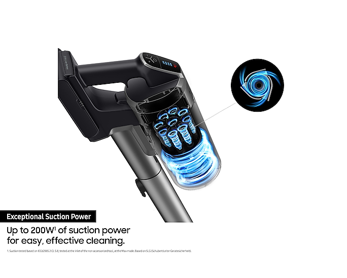 Samsung Vacuum Cleaner Jet 90 Pet Cordless Stick 60 Min Blue VS20R9042T2/EU (New)