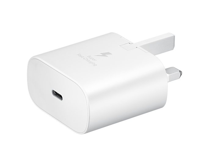 Samsung 25W Adapter (Super Fast Charging with USB Type-C Cable) EP-TA800XWEGGB (New / Open Box)