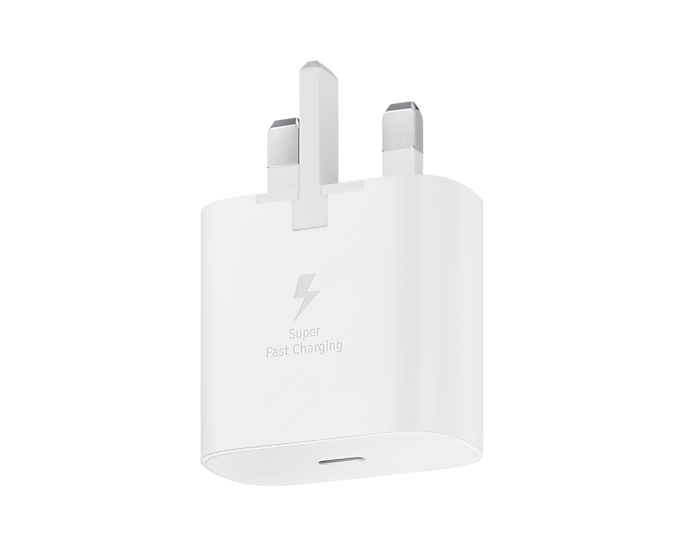 Samsung 25W Adapter (Super Fast Charging with USB Type-C Cable) EP-TA800XWEGGB (New / Open Box)